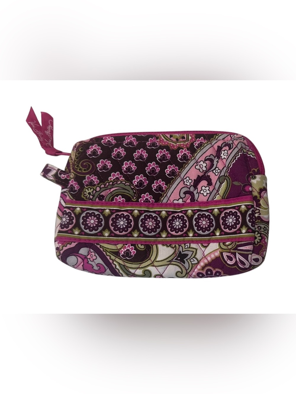 Vera Bradley Very Berry Paisley Zip Wallet